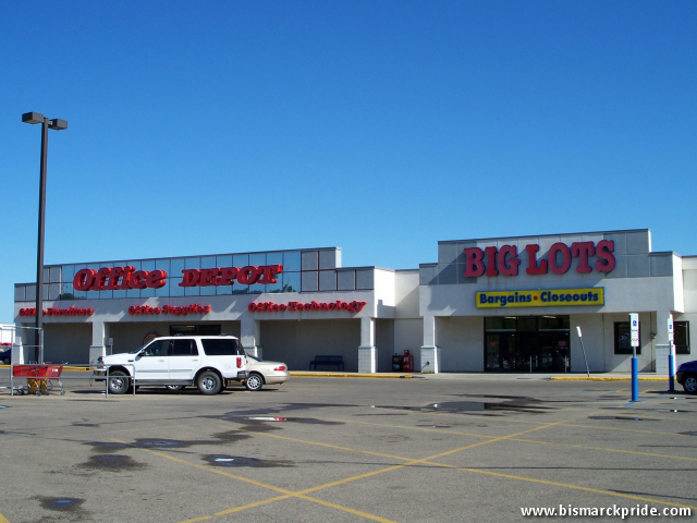 Picture of Office Depot & Big Lots in 2009 (Former Best Products Showroom)  in Bismarck-Mandan, North Dakota 